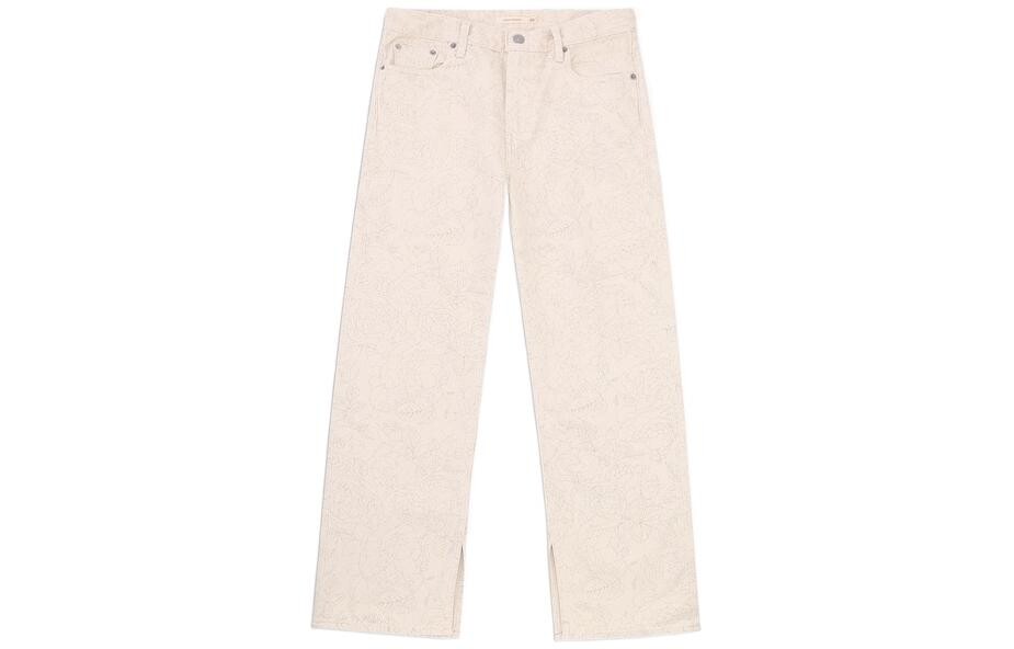 Джинсы женские Ganni X, цвет белый Levi’S 
Джинсы женские Ganni X, цвет белый Levi’S