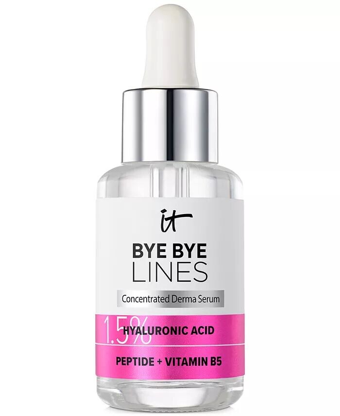 Bye Bye Lines Концентрированная сыворотка для дермы с гиалуроновой кислотой 1,5% It Cosmetics
Bye Bye Lines Концентрированная сыворотка для дермы с гиалуроновой кислотой 1,5% It Cosmetics