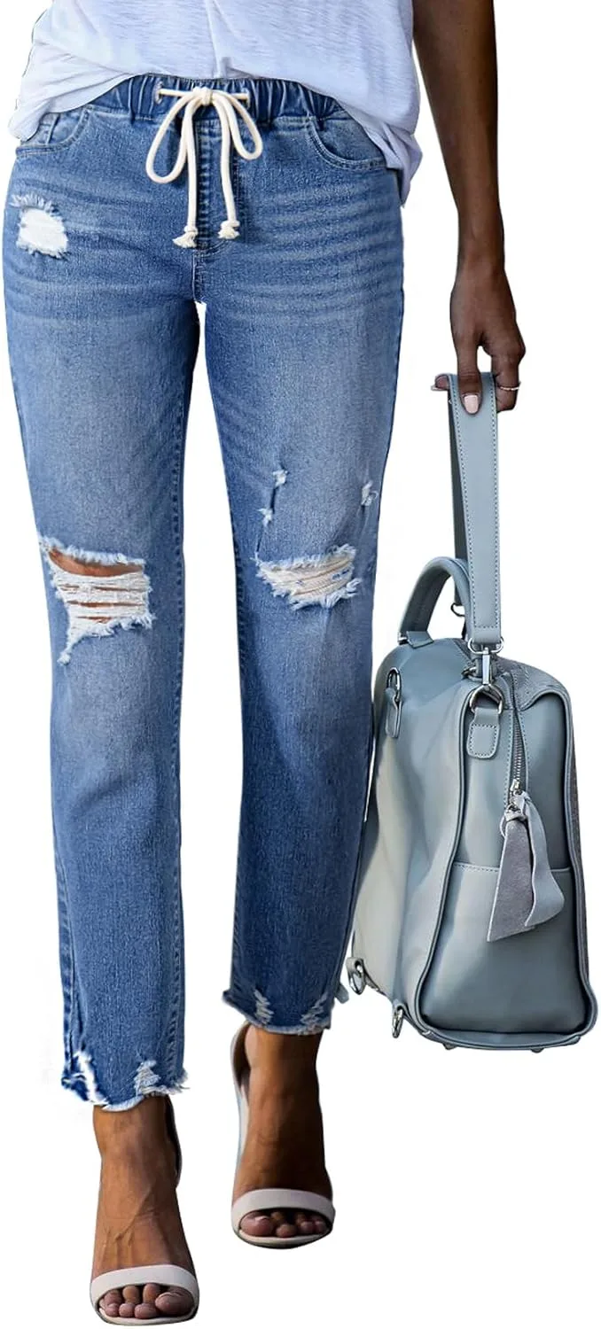 Sidefeel Women's Zimbaplatinum джинсы-джоггеры с высокой талией и потертостями
Sidefeel Women's Zimbaplatinum джинсы-джоггеры с высокой талией и потертостями