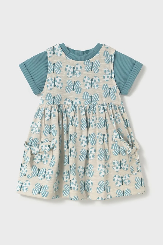 Детское хлопковое платье Mayoral, бирюзовый
Детское хлопковое платье Mayoral, бирюзовый