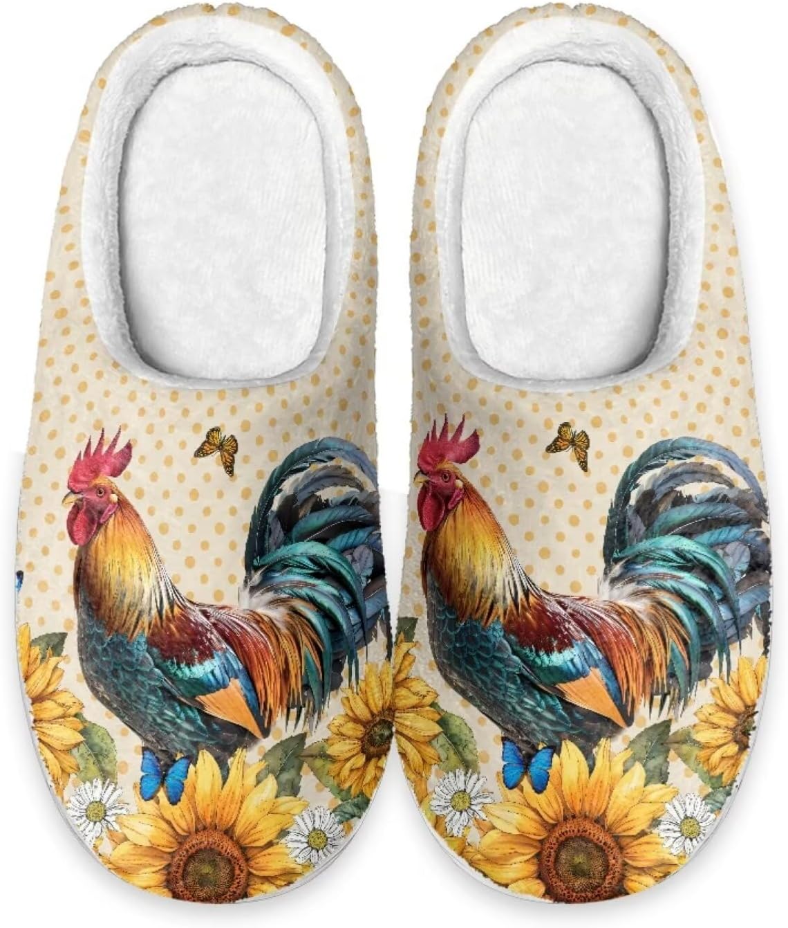 Милые тапочки Forchrinse с таксой, женские тапочки, мужские тапочки на мягкой подошве, уютные плюшевые зимние тапочки с эффектом памяти, нескользящие для дома и спальни, Rooster Sunflower
Милые тапочки Forchrinse с таксой, женские тапочки, мужские тапочки на мягкой подошве, уютные плюшевые зимние тапочки с эффектом памяти, нескользящие для дома и спальни, Rooster Sunflower