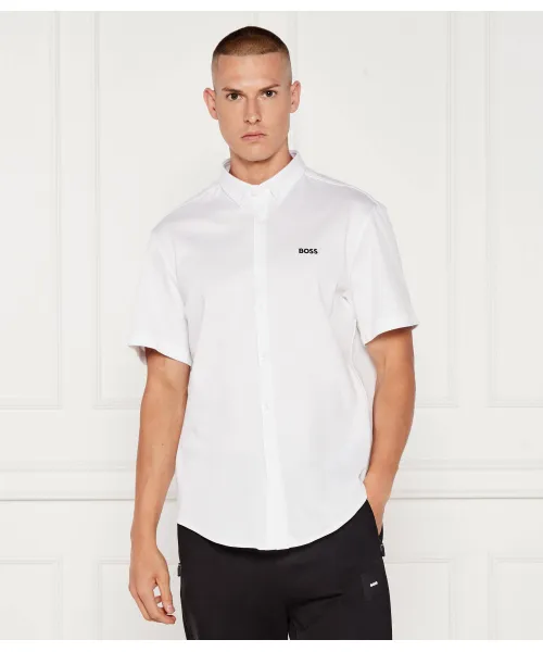 Рубашка рубашка b_motion s Regular fit Boss Green, белый
Рубашка рубашка b_motion s Regular fit Boss Green, белый