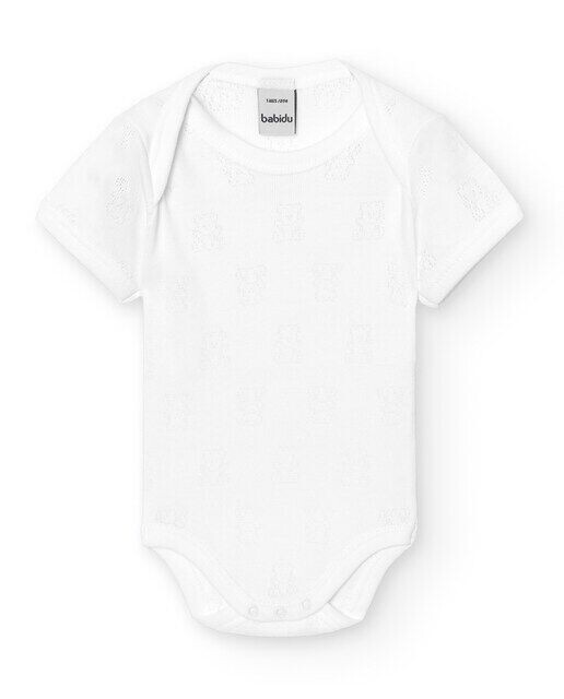 В наборе 2 ажурных детских боди с короткими рукавами и мишками Babidú, белый
В наборе 2 ажурных детских боди с короткими рукавами и мишками Babidú, белый