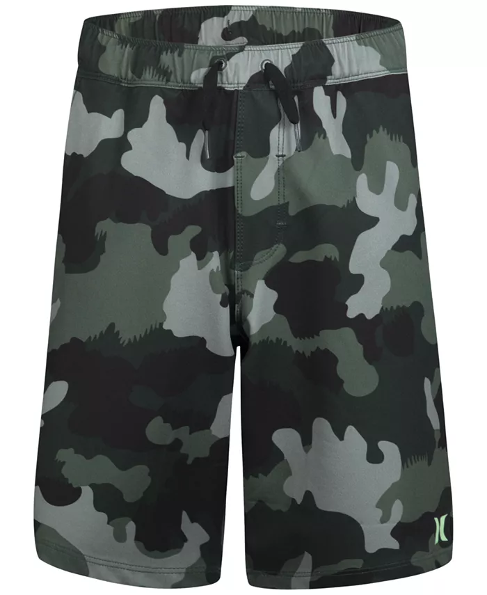 Гибридные эластичные шорты Big Boys с удобной посадкой без застежки Hurley, зеленый
Гибридные эластичные шорты Big Boys с удобной посадкой без застежки Hurley, зеленый