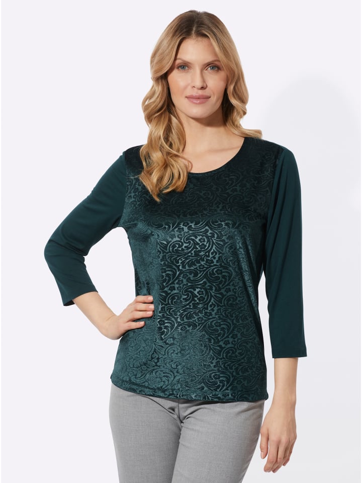 Рубашка с рукавом 3/4 в петролеуме Sieh an!
Рубашка с рукавом 3/4 в петролеуме Sieh an!