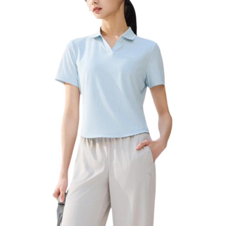 ANTA Футболка-поло Life Collection женская Dream Shadow Blue
ANTA Футболка-поло Life Collection женская Dream Shadow Blue