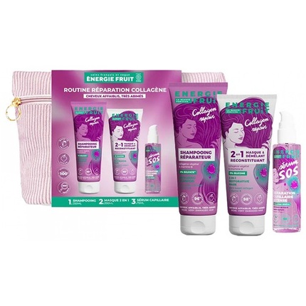 Набор Energy Fruit Routine для восстановления волос с коллагеном Markenlos
Набор Energy Fruit Routine для восстановления волос с коллагеном Markenlos