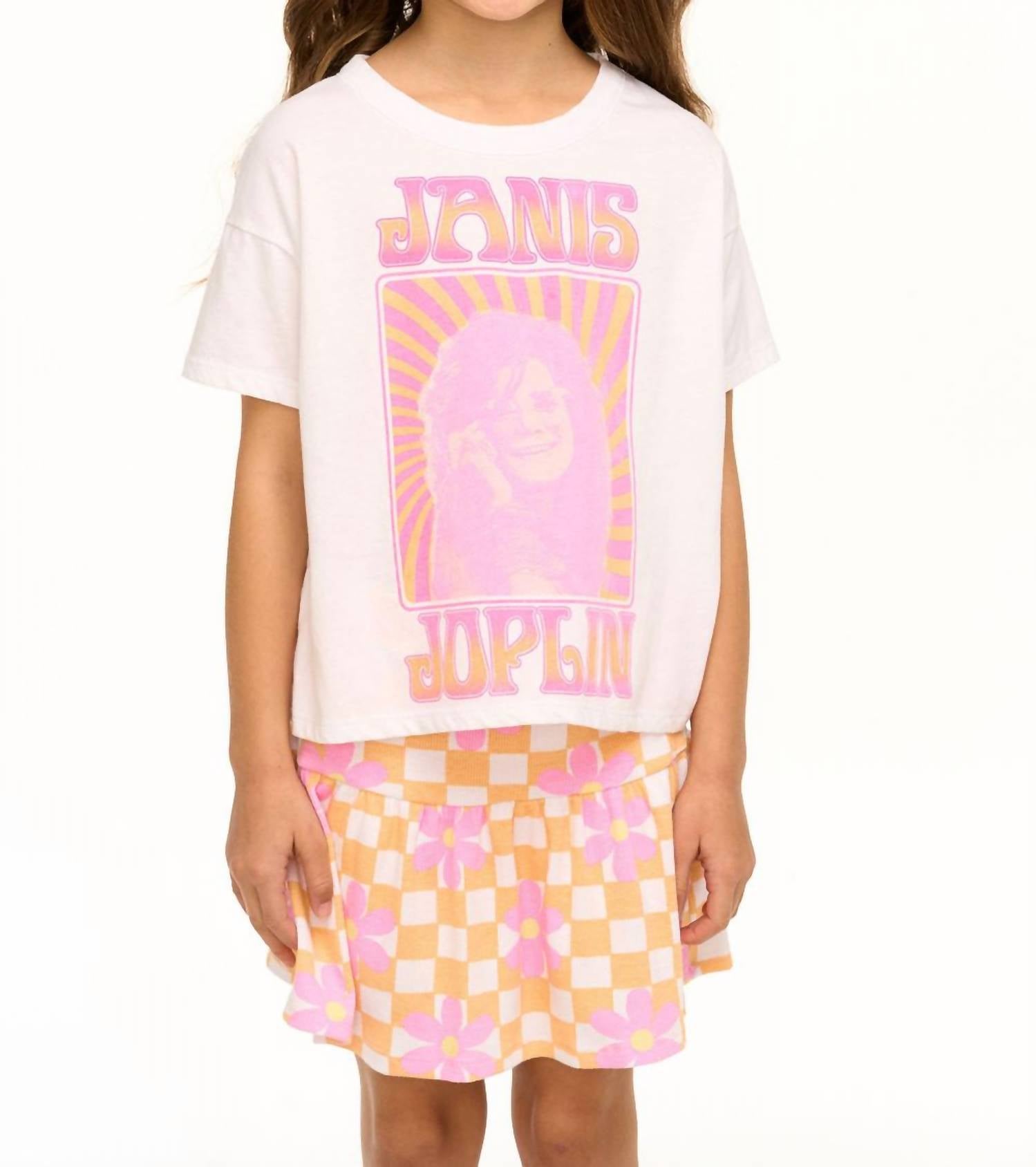 Футболка для девочек Janis Joplin в белом цвете Chaser
Футболка для девочек Janis Joplin в белом цвете Chaser