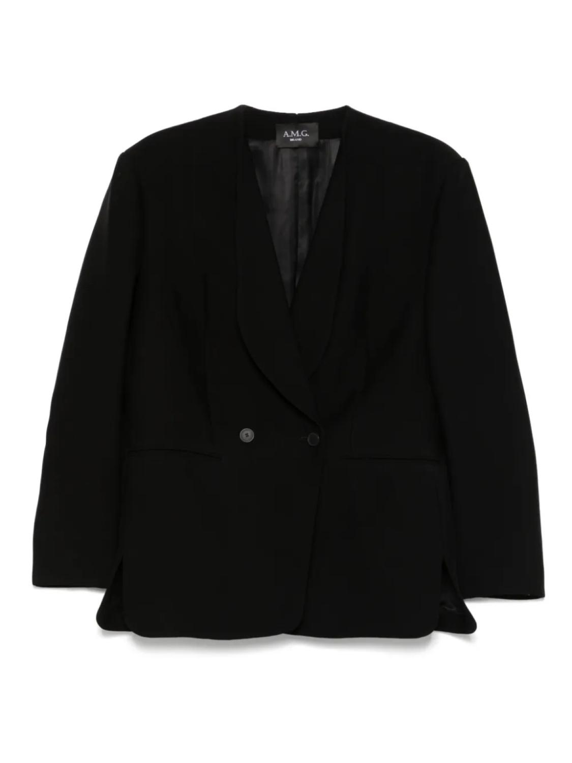 Двубортный пиджак A.M.G., черный
Двубортный пиджак A.M.G., черный