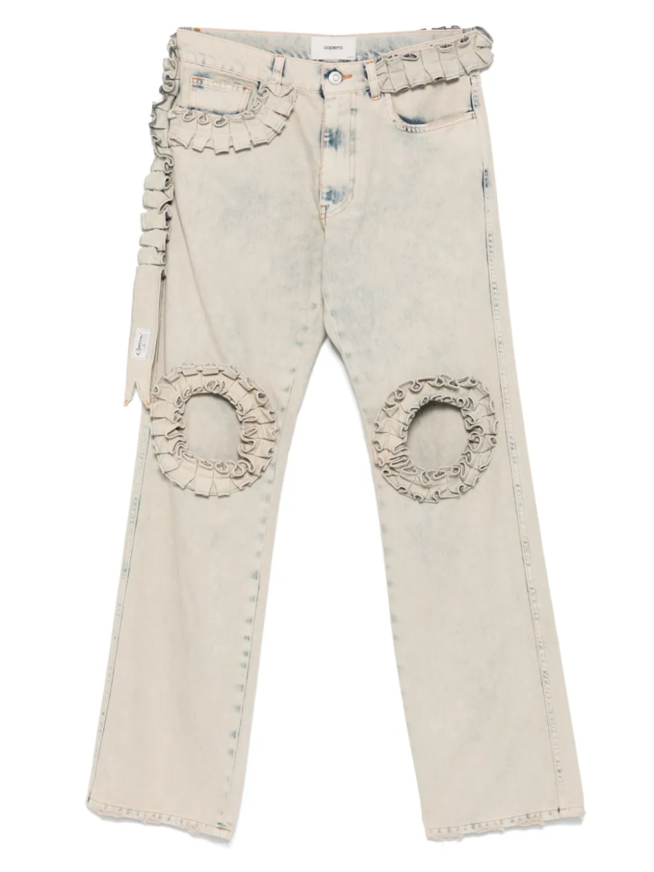 Джинсы бойфренды с оборками Coperni, нейтральный
Джинсы бойфренды с оборками Coperni, нейтральный