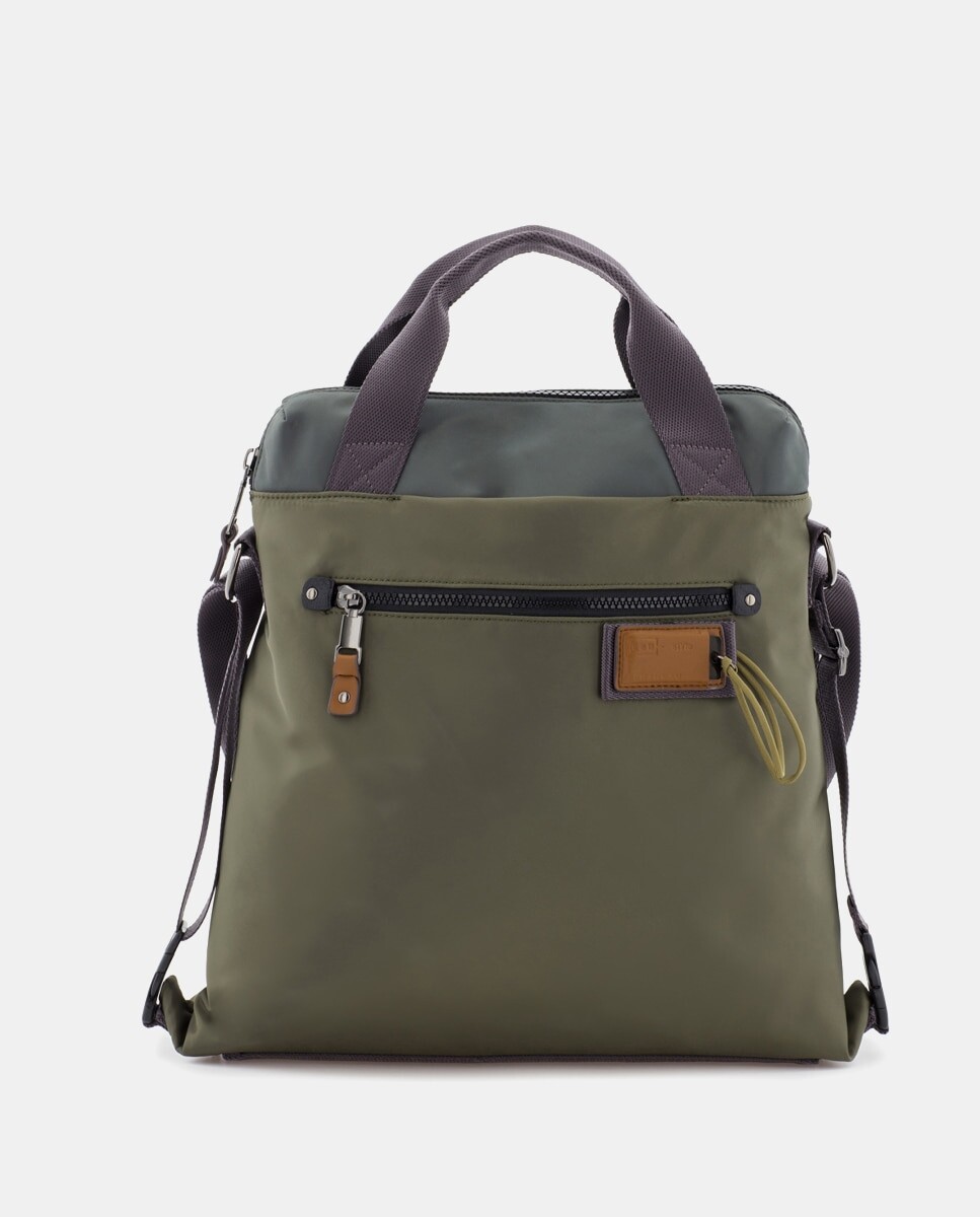 Сумочка-трансформер в рюкзак зеленого цвета Scharlau, зеленый
Сумочка-трансформер в рюкзак зеленого цвета Scharlau, зеленый