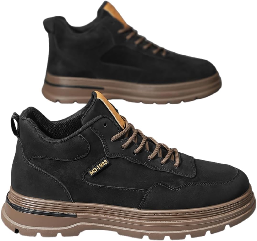 Мужские кроссовки с низким верхом и толстой подошвой, удобные для тренажерного зала и повседневной носки, дышащие, нескользящие, легкие Lexamen, черный
Мужские кроссовки с низким верхом и толстой подошвой, удобные для тренажерного зала и повседневной носки, дышащие, нескользящие, легкие Lexamen, черный