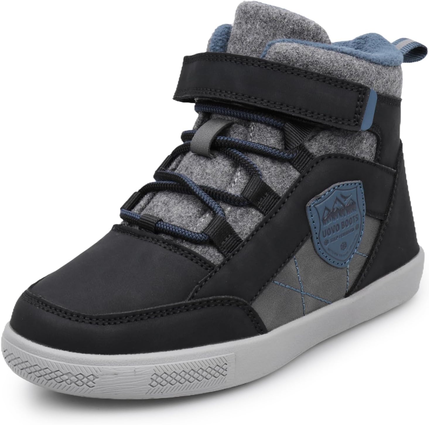 Детские ботинки UOVO для мальчиков, водонепроницаемые, с нескользящей подошвой, средние по высоте, для скейтборда, спортивные (для малышей/старших детей), серый
Детские ботинки UOVO для мальчиков, водонепроницаемые, с нескользящей подошвой, средние по высоте, для скейтборда, спортивные (для малышей/старших детей), серый