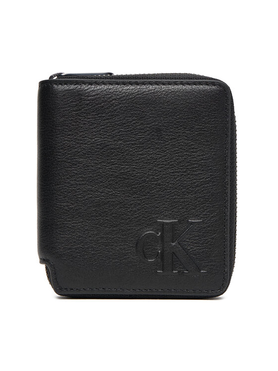 Маленький мужской кошелек Ck Zip Billfold LV04D1077G Calvin Klein, чёрный 
Маленький мужской кошелек Ck Zip Billfold LV04D1077G Calvin Klein, чёрный