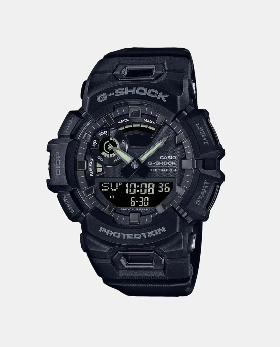 Умные часы G-Shock GBA-900-1AER из черной смолы Casio, черный 
Умные часы G-Shock GBA-900-1AER из черной смолы Casio, черный