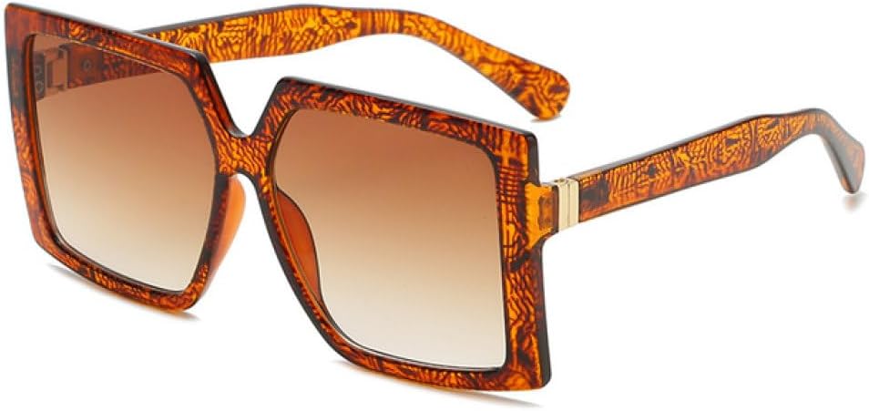 Крупные квадратные солнцезащитные очки для женщин, модные, с плоской верхней частью, в большой оправе, с черной полосой, винтажные, градиентные, UV400 MTZJH, Brown Stripe
Крупные квадратные солнцезащитные очки для женщин, модные, с плоской верхней частью, в большой оправе, с черной полосой, винтажные, градиентные, UV400 MTZJH, Brown Stripe