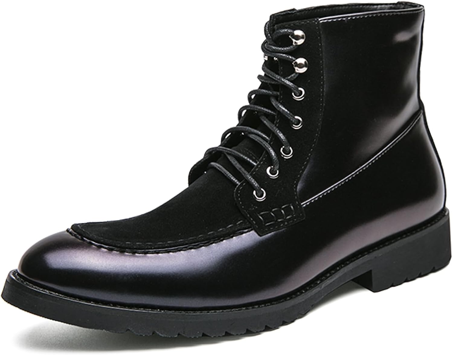 Мужские оксфорды Chelsea с шнуровкой, модные сапоги из лакированной кожи с высокой посадкой, ботинки Chukka, повседневные, деловые и рабочие Oigunle, черный
Мужские оксфорды Chelsea с шнуровкой, модные сапоги из лакированной кожи с высокой посадкой, ботинки Chukka, повседневные, деловые и рабочие Oigunle, черный