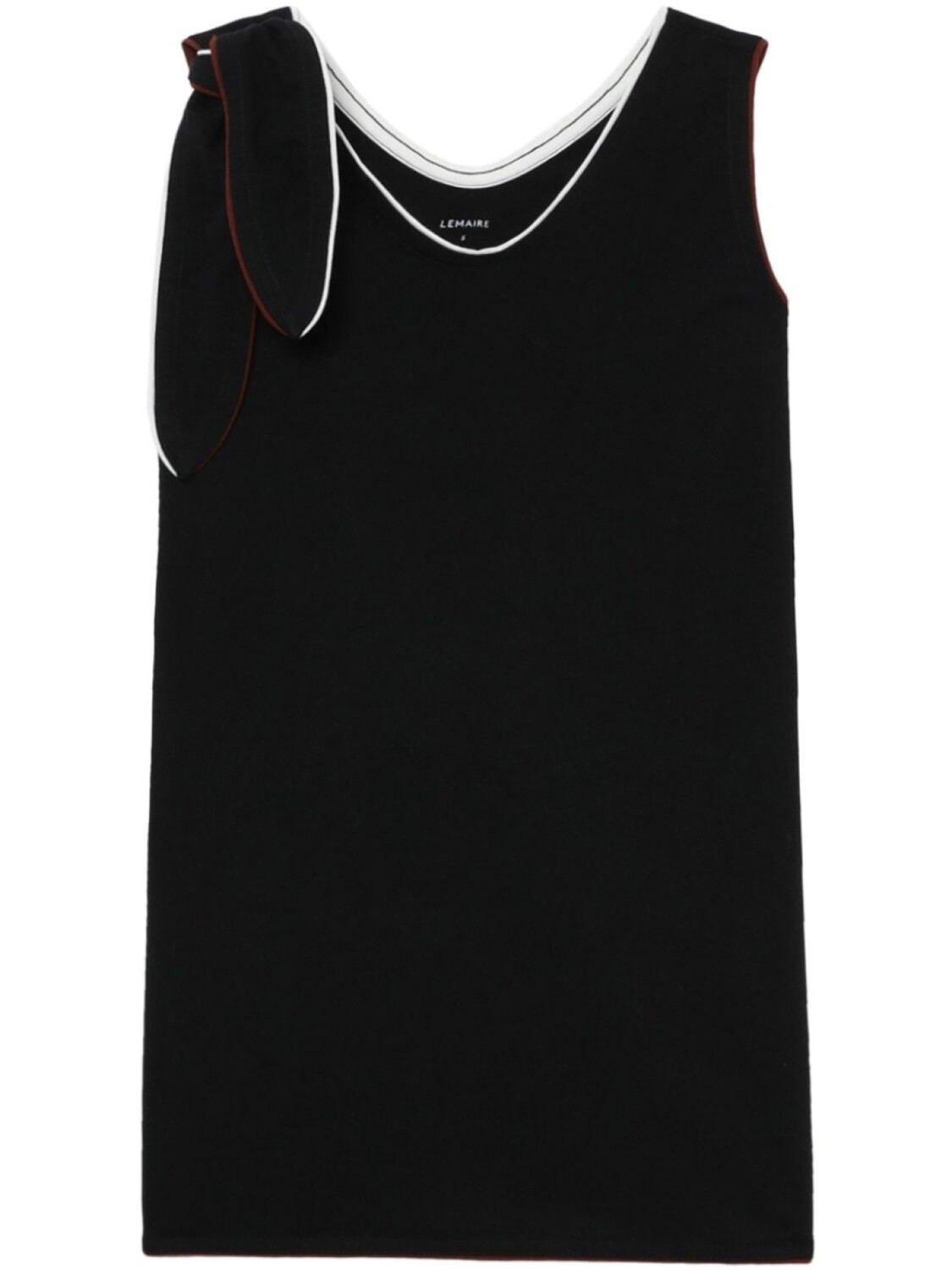 Топ с контрастной отделкой LEMAIRE, черный
Топ с контрастной отделкой LEMAIRE, черный