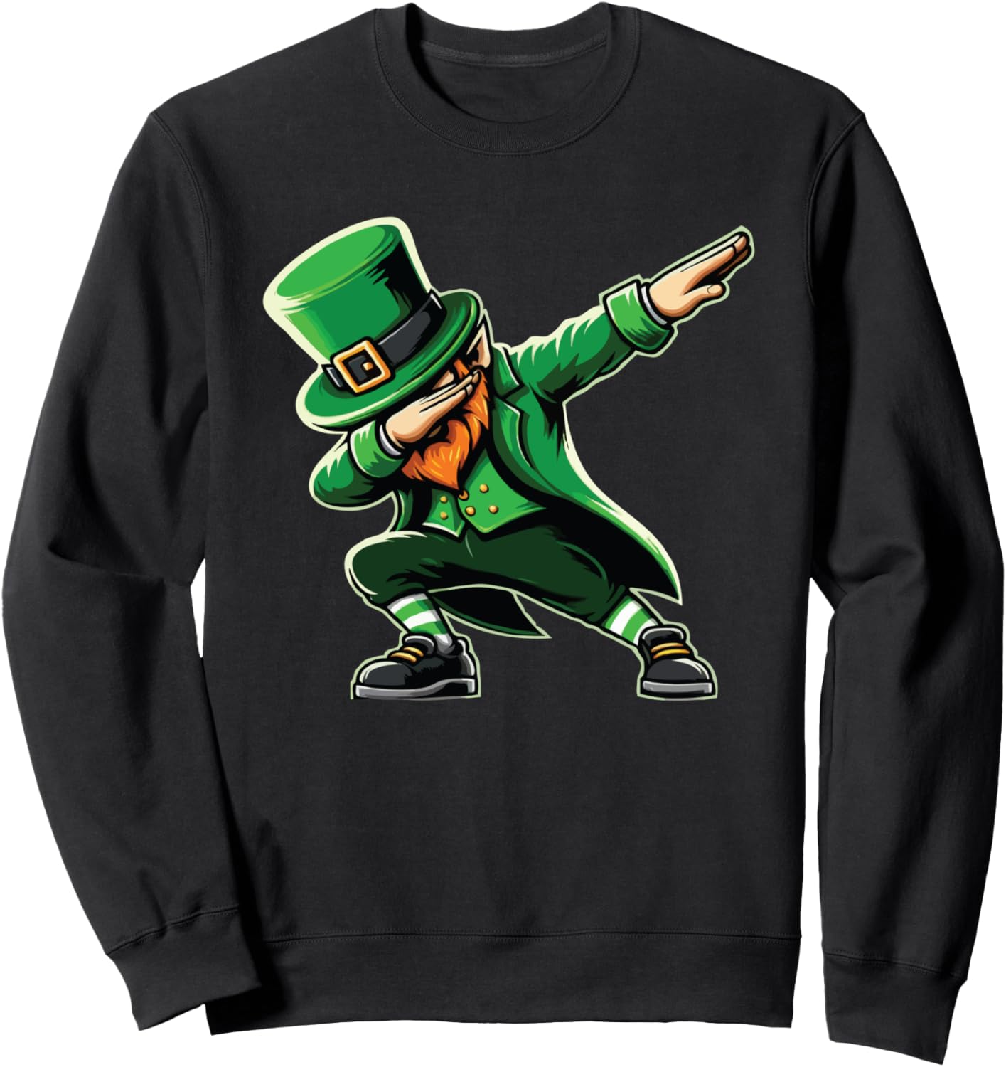 Тисовая толстовка с изображением даб-танца и лепрекона ко Дню Святого Патрика Dabbing Leprechaun 2024 Edition, черный
Тисовая толстовка с изображением даб-танца и лепрекона ко Дню Святого Патрика Dabbing Leprechaun 2024 Edition, черный