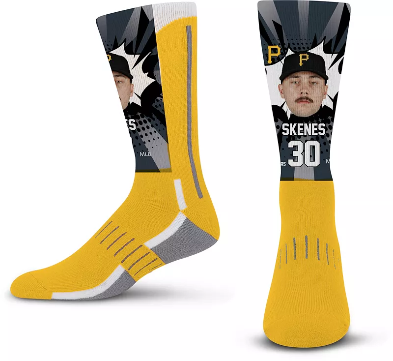 Для босых ног Взрослые «Питтсбург Пайрэтс» Пол Скинс Ка-Пау! Носки For Bare Feet
Для босых ног Взрослые «Питтсбург Пайрэтс» Пол Скинс Ка-Пау! Носки For Bare Feet