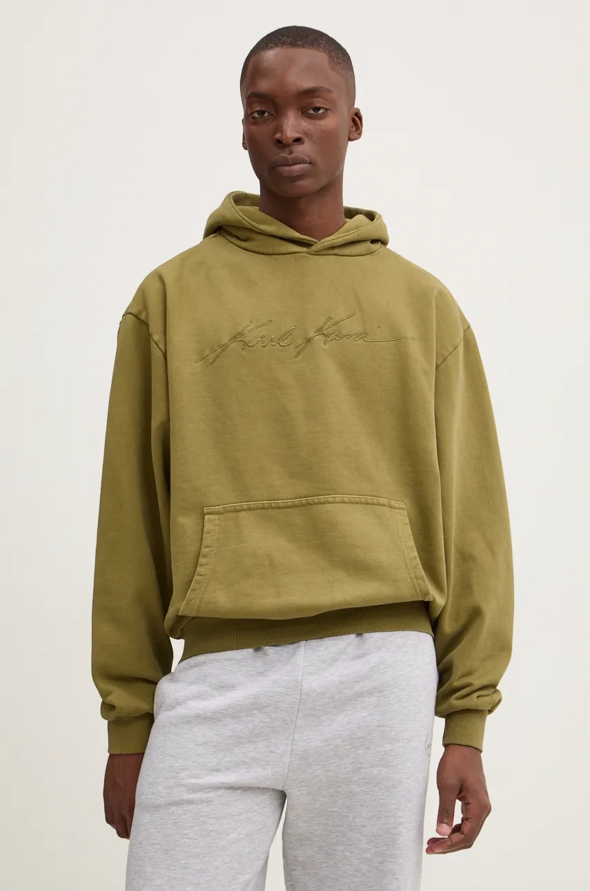 Хлопковая толстовка Karl Kani, зеленый
Хлопковая толстовка Karl Kani, зеленый