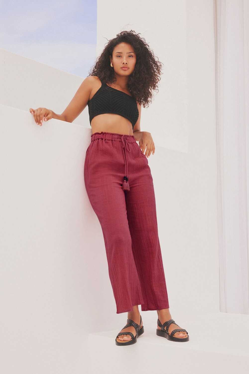 Текстурированные пляжные брюки Next, розовый
Текстурированные пляжные брюки Next, розовый