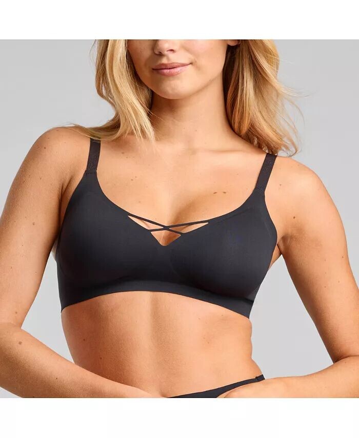 Женский бюстгальтер с V-образным вырезом и съемными подушечками без показа SIELLA, черный
Женский бюстгальтер с V-образным вырезом и съемными подушечками без показа SIELLA, черный