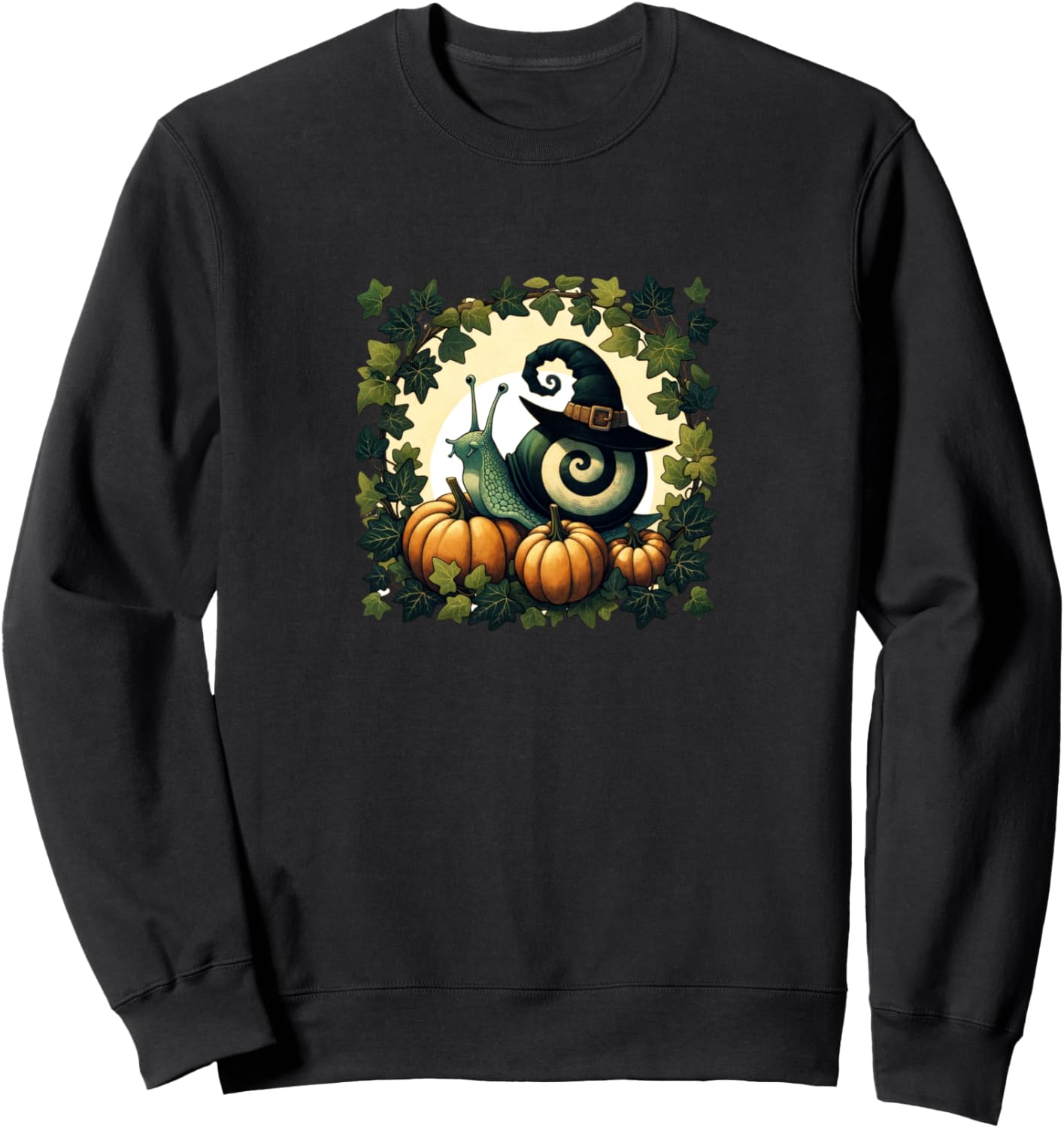 Толстовка с изображением милой ведьмы на Хэллоуин, плюща и улитки Witchy Snail Snugg, черный
Толстовка с изображением милой ведьмы на Хэллоуин, плюща и улитки Witchy Snail Snugg, черный