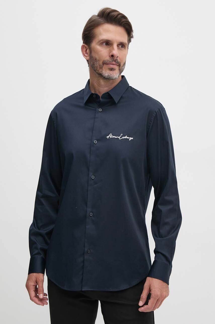 Рубашка Армани Обмен Armani Exchange, темно-синий
Рубашка Армани Обмен Armani Exchange, темно-синий