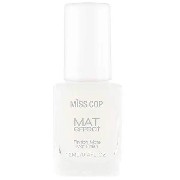 Матовый лак для ногтей Top Coat Effet Mat Miss Cop, 1 UD
Матовый лак для ногтей Top Coat Effet Mat Miss Cop, 1 UD