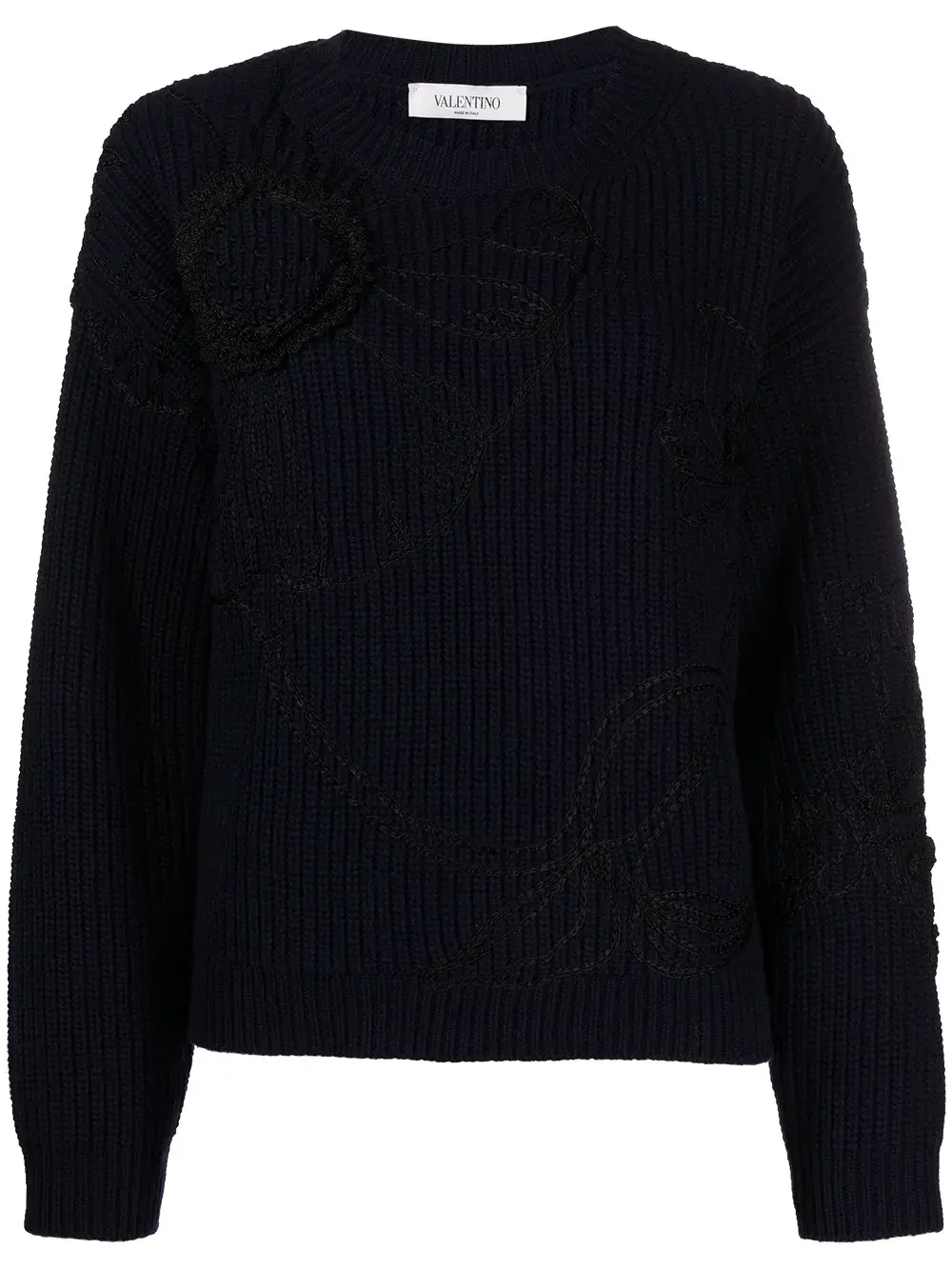 Джемпер с цветочной вышивкой VALENTINO GARAVANI, синий
Джемпер с цветочной вышивкой VALENTINO GARAVANI, синий