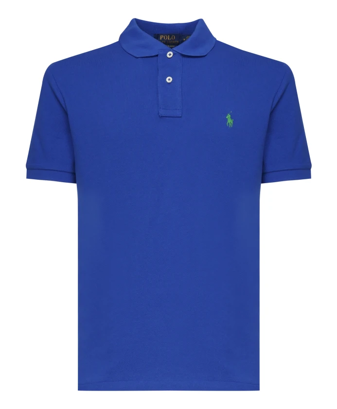 Синяя футболка-поло с вышитым логотипом. Polo Ralph Lauren, синий
Синяя футболка-поло с вышитым логотипом. Polo Ralph Lauren, синий