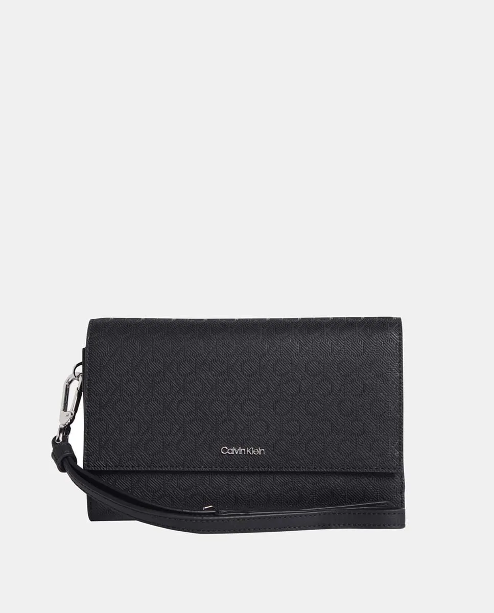 Кошелек с монограммой XL Calvin Klein, черный
Кошелек с монограммой XL Calvin Klein, черный