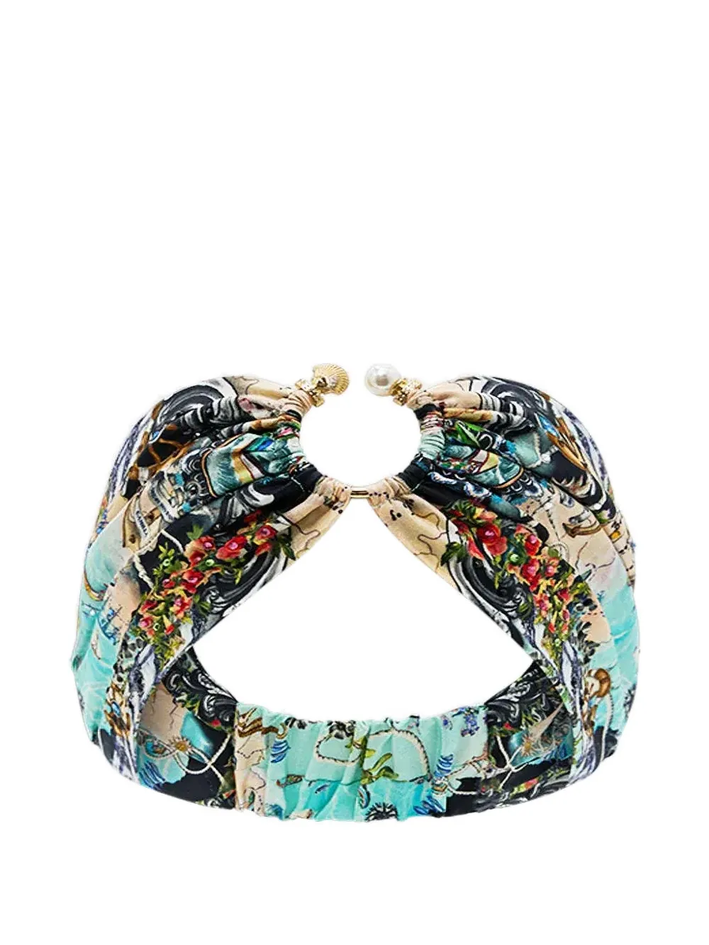 Ободок с принтом, украшенный кристаллами Camilla, синий
Ободок с принтом, украшенный кристаллами Camilla, синий
