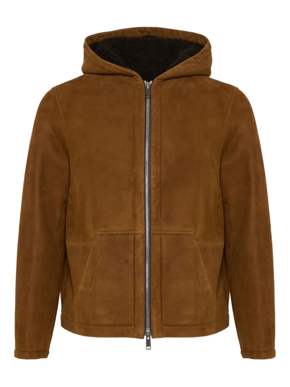 Замшевая куртка с капюшоном из овчины YVES SALOMON
Замшевая куртка с капюшоном из овчины YVES SALOMON