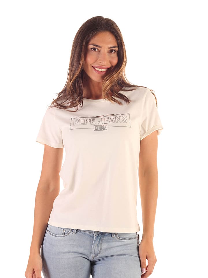 Футболка Pepe Jeans, кремовый
Футболка Pepe Jeans, кремовый