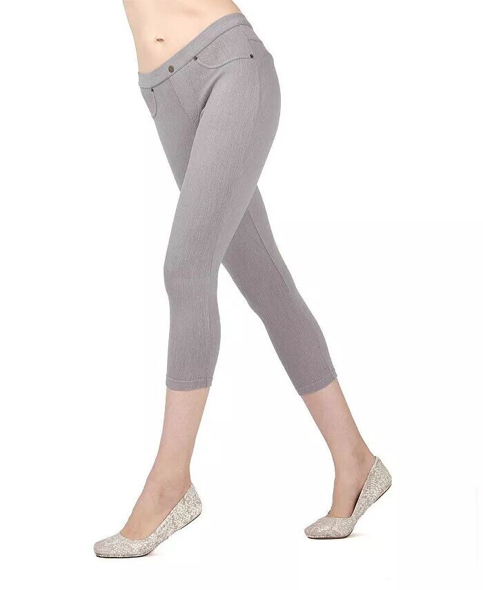 Женские леггинсы из хлопковой смеси длиной чинос-капри MeMoi, серый
Женские леггинсы из хлопковой смеси длиной чинос-капри MeMoi, серый