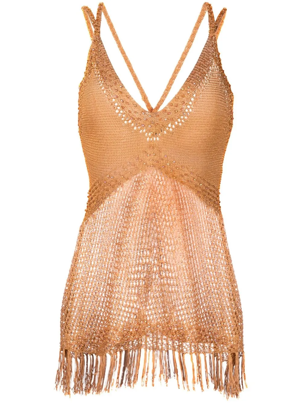 Топ рыхлой вязки Twinset, оранжевый
Топ рыхлой вязки Twinset, оранжевый