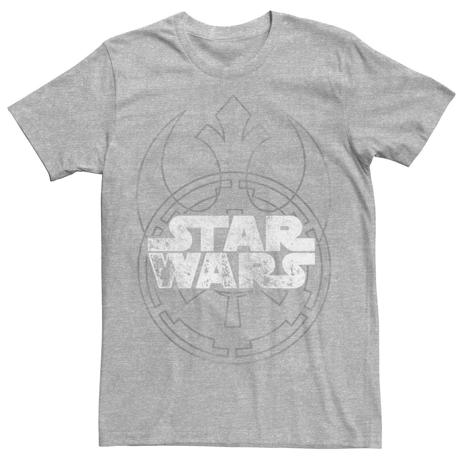 Мужская футболка с графическим логотипом Rebel & Imperial Colliding Line Art Star Wars
Мужская футболка с графическим логотипом Rebel & Imperial Colliding Line Art Star Wars