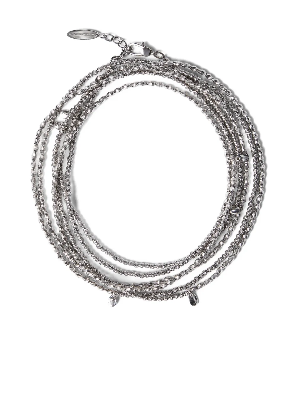 Браслет с подвесками Brunello Cucinelli, серебряный
Браслет с подвесками Brunello Cucinelli, серебряный
