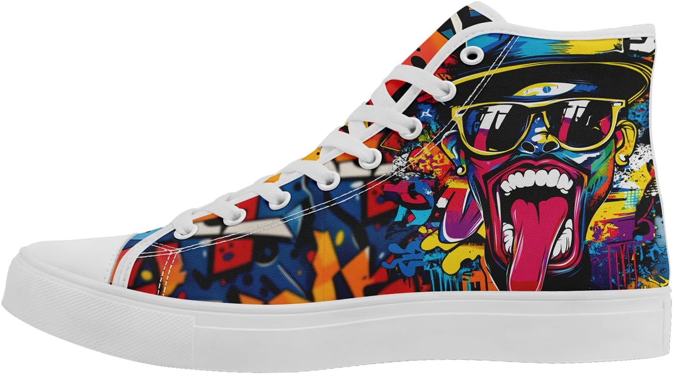 Модные высокие кеды-граффити для мужчин и женщин, легкие стильные текстильные кроссовки, плоская подошва, дышащая обувь для студентов Coolcustomize, белый/красный/синий/желтый/оранжевый
Модные высокие кеды-граффити для мужчин и женщин, легкие стильные текстильные кроссовки, плоская подошва, дышащая обувь для студентов Coolcustomize, белый/красный/синий/желтый/оранжевый