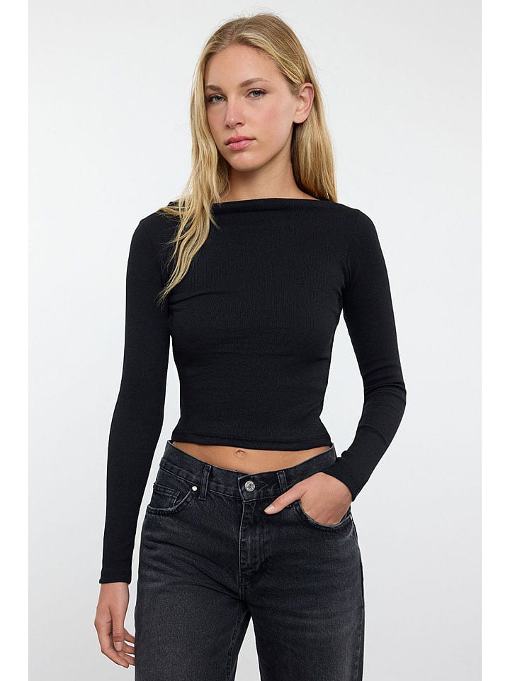 Лонгслив trendyol, черный
Лонгслив trendyol, черный