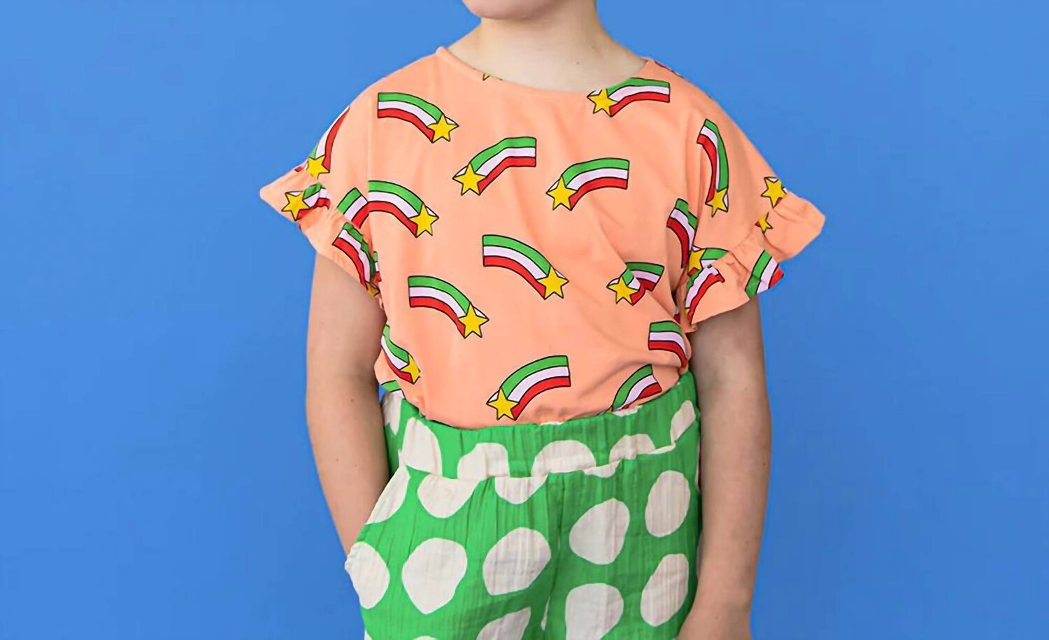 Персиковая рубашка с оборками для девочки CarlijnQ, персик
Персиковая рубашка с оборками для девочки CarlijnQ, персик