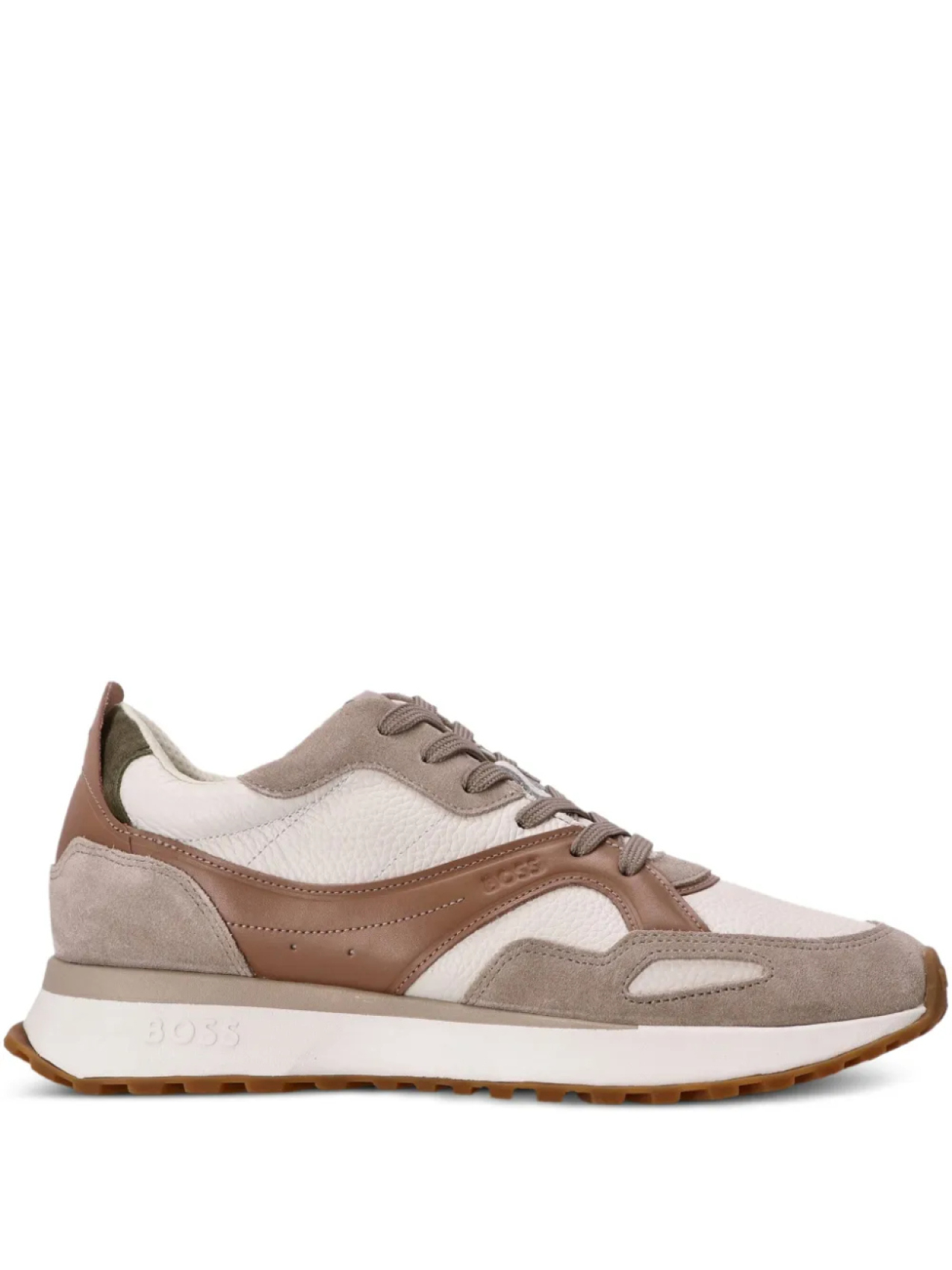 BOSS кроссовки со вставками, нейтральный
BOSS кроссовки со вставками, нейтральный