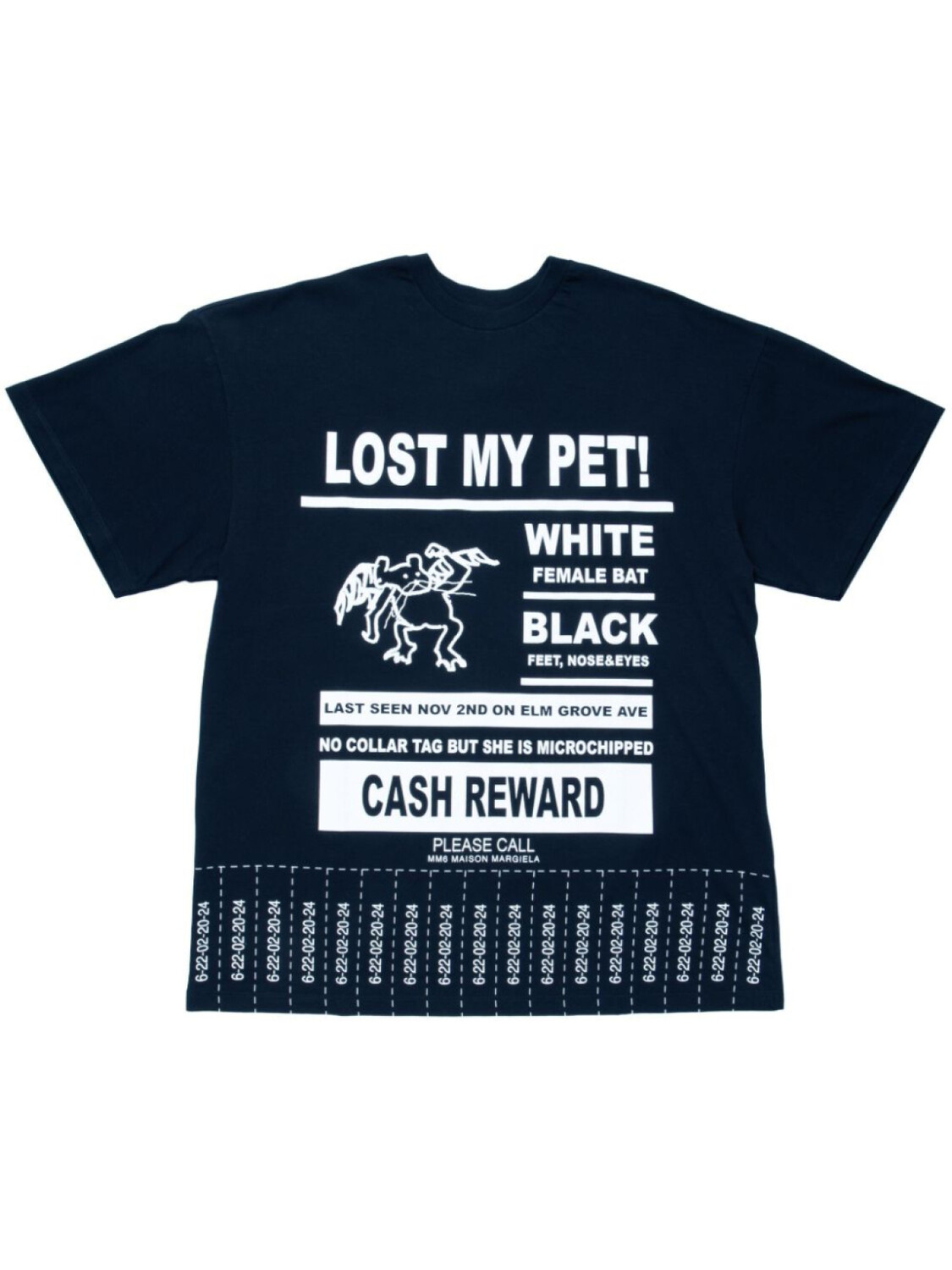 MM6 Maison Margiela футболка с графичным принтом, синий
MM6 Maison Margiela футболка с графичным принтом, синий