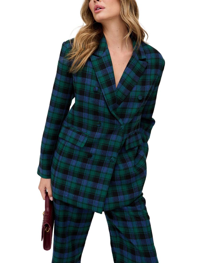 Женский двубортный жакет Zena в клетку "Принц Уэльский" Lily and Lionel London, Blue
Женский двубортный жакет Zena в клетку "Принц Уэльский" Lily and Lionel London, Blue