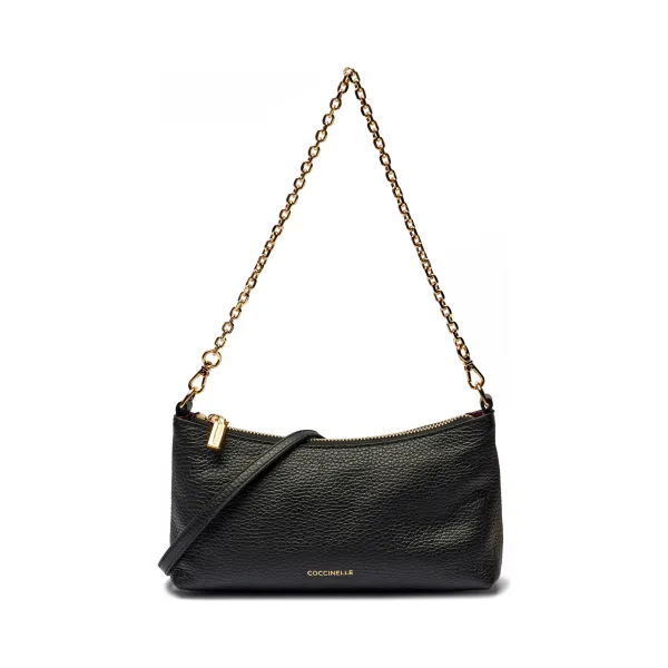 Кожаная сумка через плечо Coccinelle, черный
Кожаная сумка через плечо Coccinelle, черный