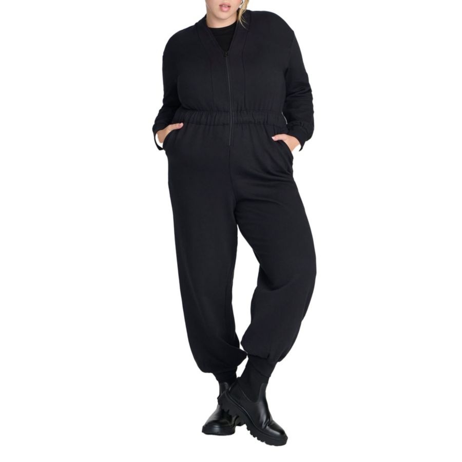 Женский вязаный комбинезон Elements больших размеров ELOQUII, Black onyx
Женский вязаный комбинезон Elements больших размеров ELOQUII, Black onyx