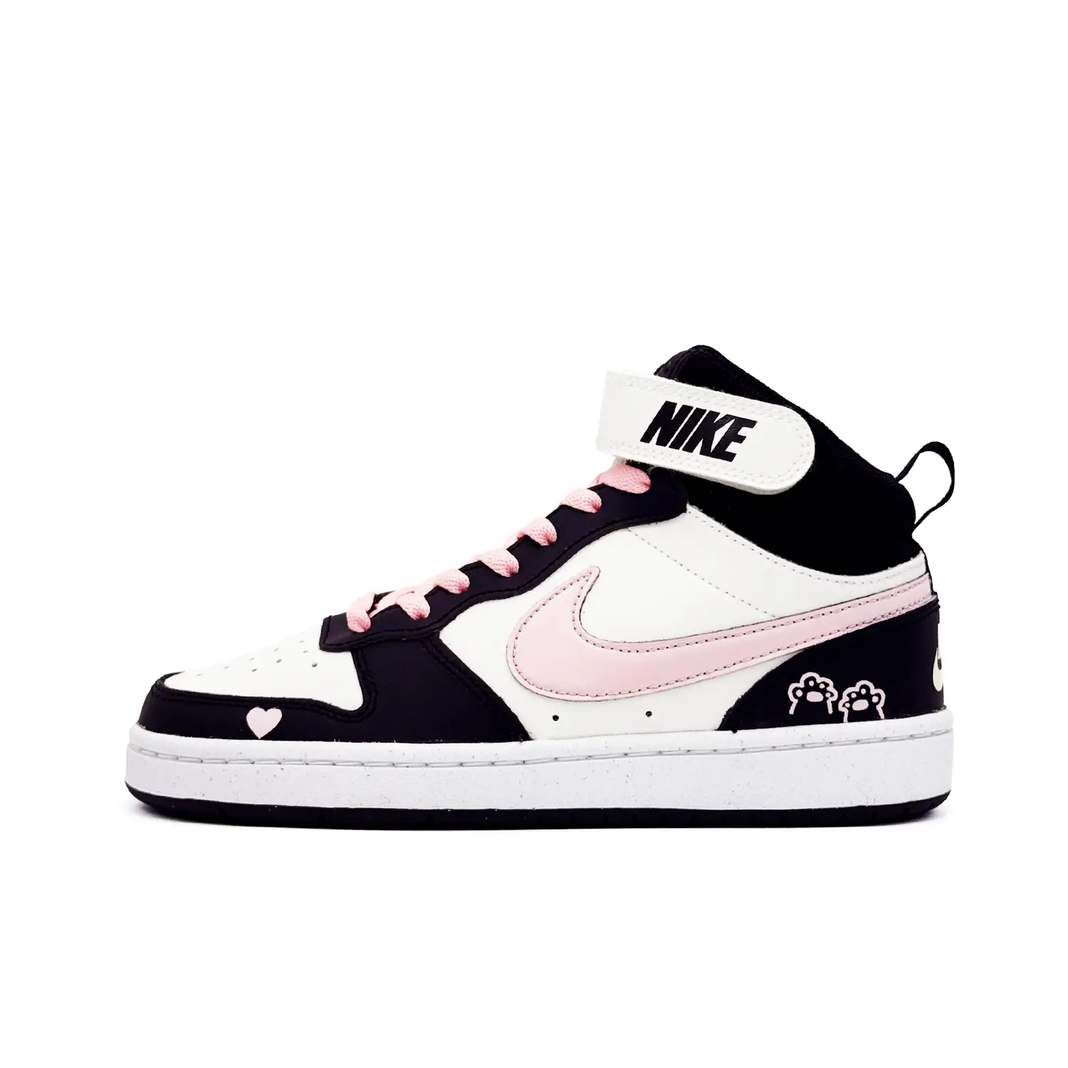 Nike Court Borough 2 Light Pink Meowth Кожаные устойчивые к истиранию и скольжению кроссовки Mid top для детей
Nike Court Borough 2 Light Pink Meowth Кожаные устойчивые к истиранию и скольжению кроссовки Mid top для детей