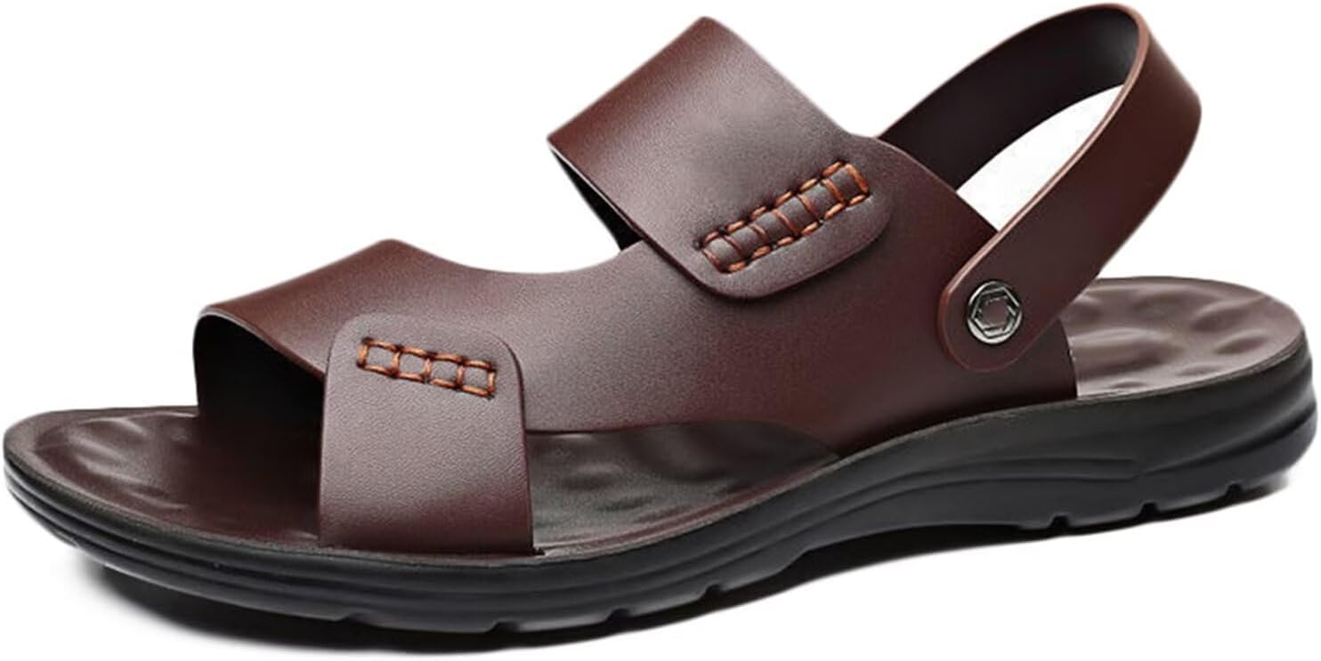Мужские кожаные сандалии для походов, спортивные сандалии для ходьбы, летние повседневные тапочки, пляжная обувь для воды, сандалии Fisherman Hnvavq, коричневый
Мужские кожаные сандалии для походов, спортивные сандалии для ходьбы, летние повседневные тапочки, пляжная обувь для воды, сандалии Fisherman Hnvavq, коричневый